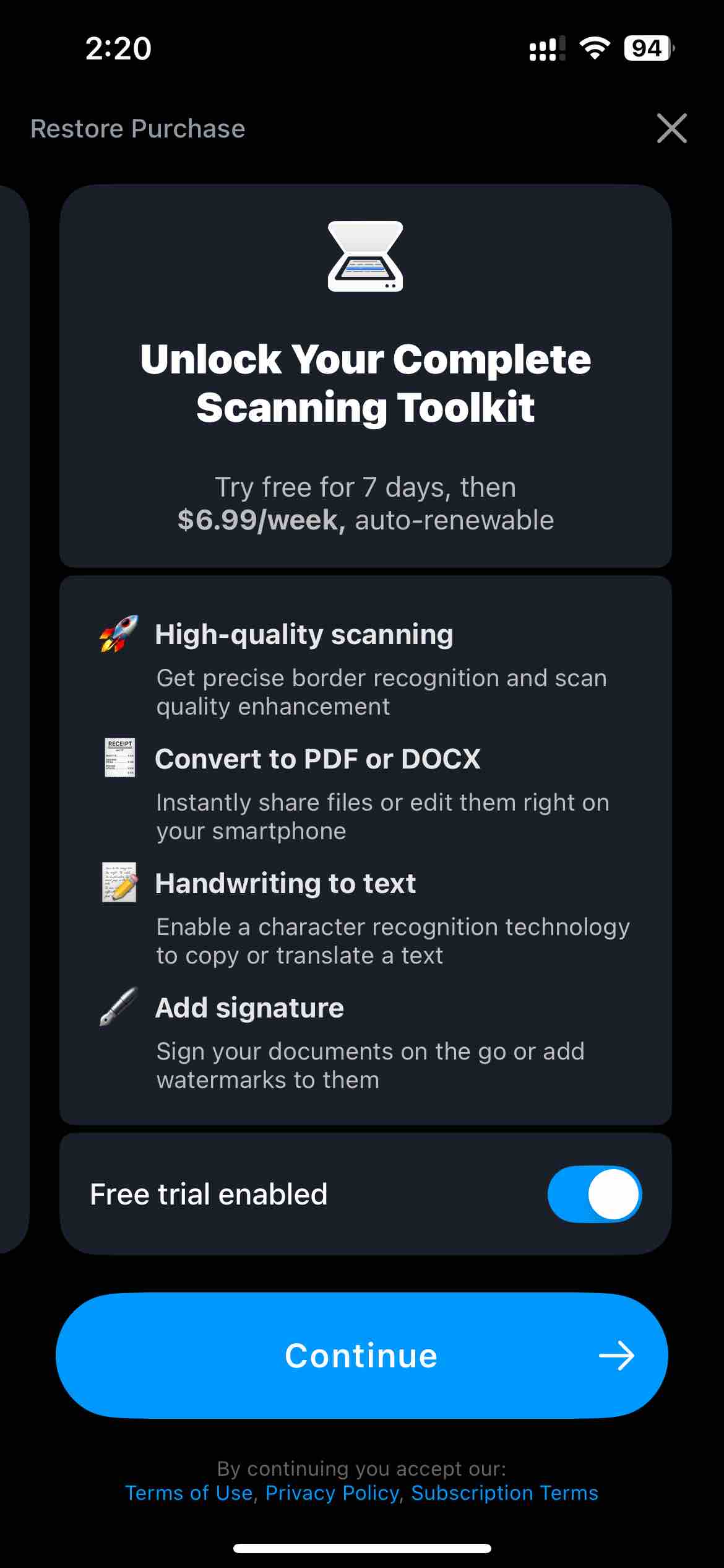 ScanGuru: PDF Scanner App
