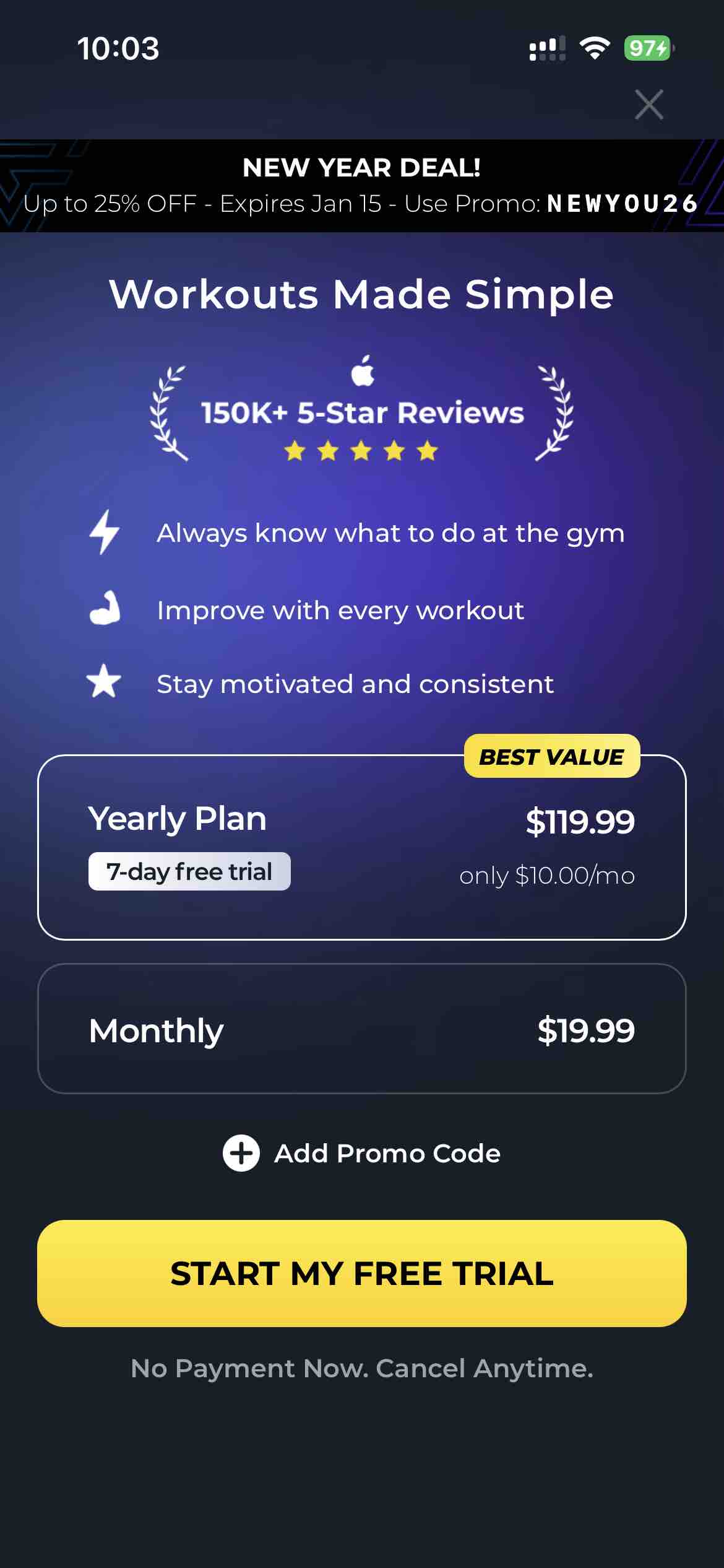 Gymverse: Gym Workout Planner