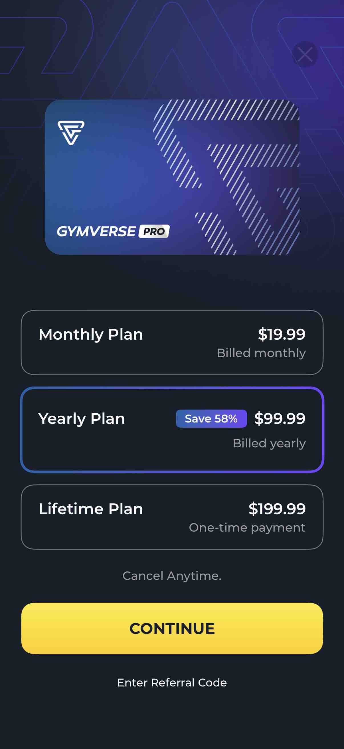 Gymverse: Gym Workout Planner