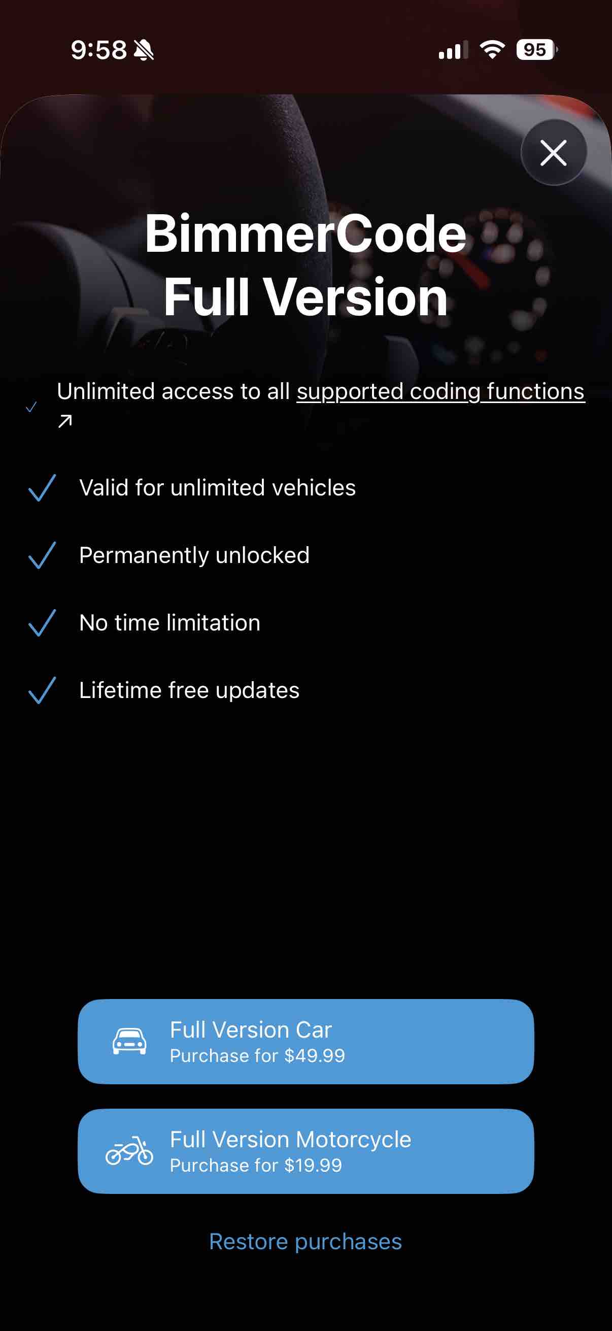 BimmerCode for BMW and MINI