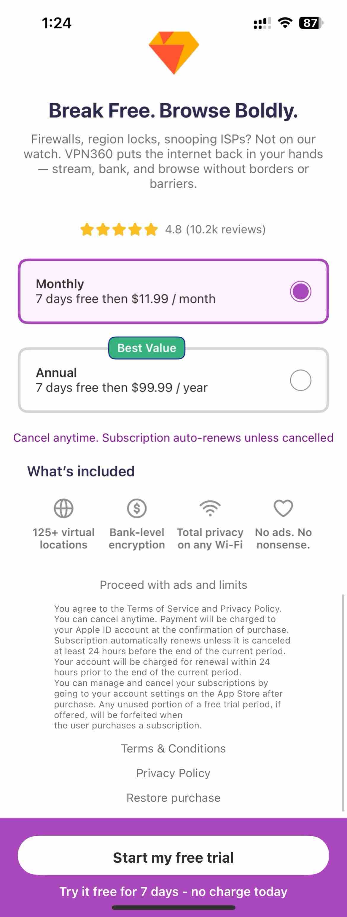 VPN 360: Super Fast VPN Proxy