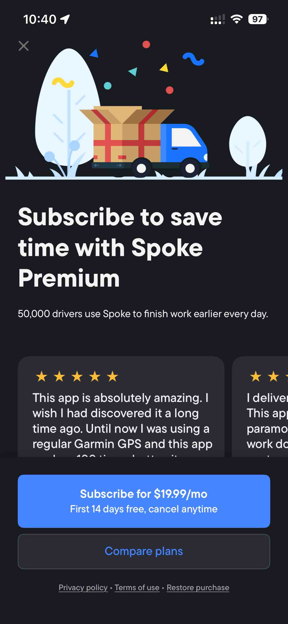 Spoke Route Planner
