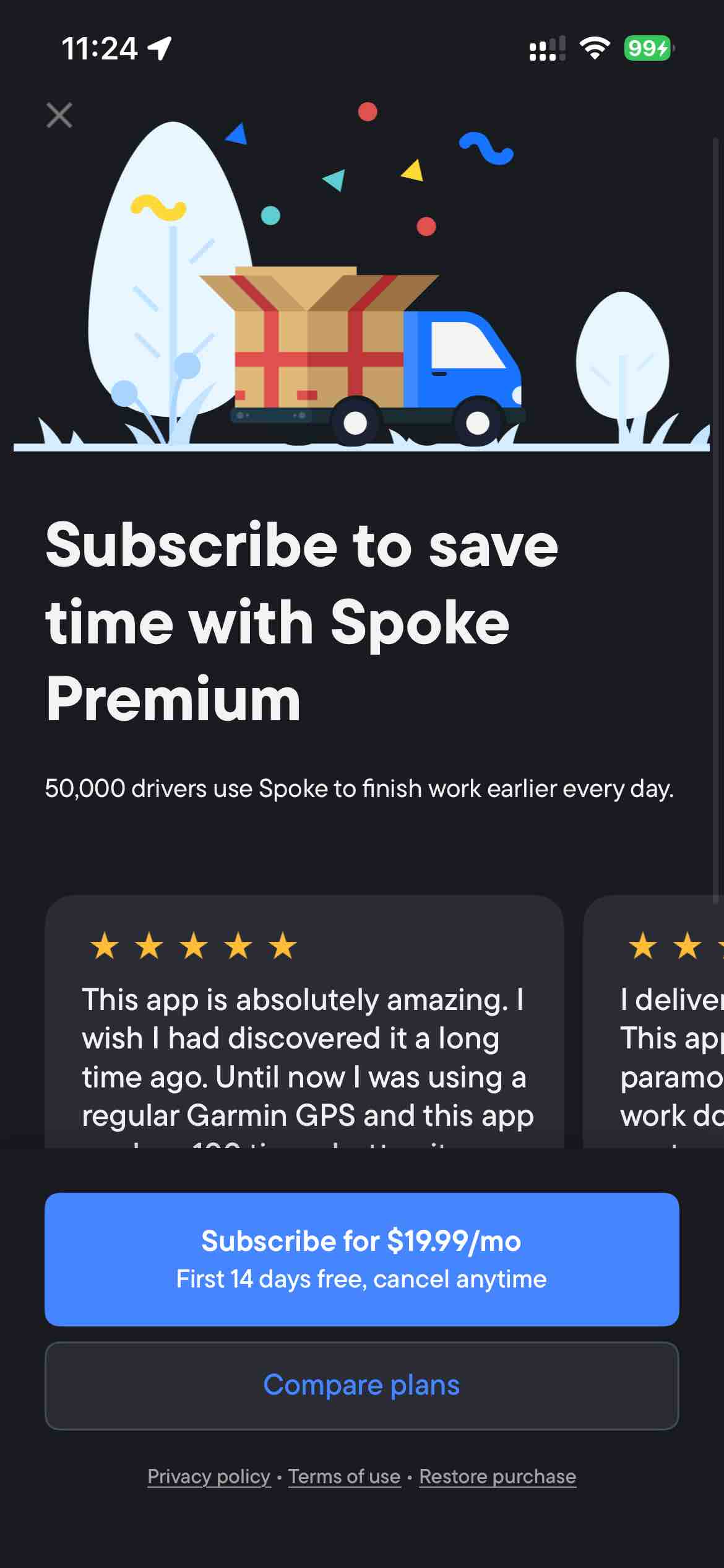Spoke Route Planner