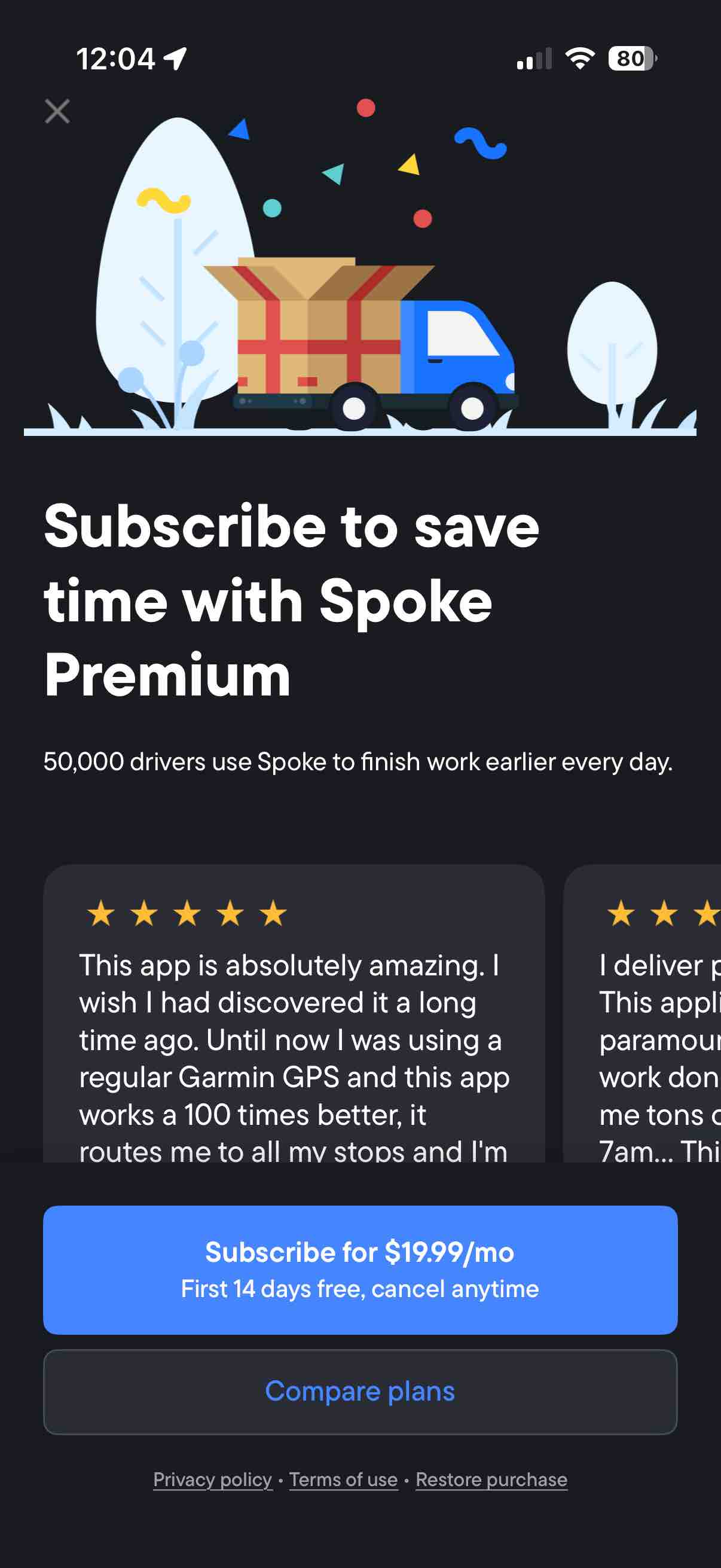 Spoke Route Planner