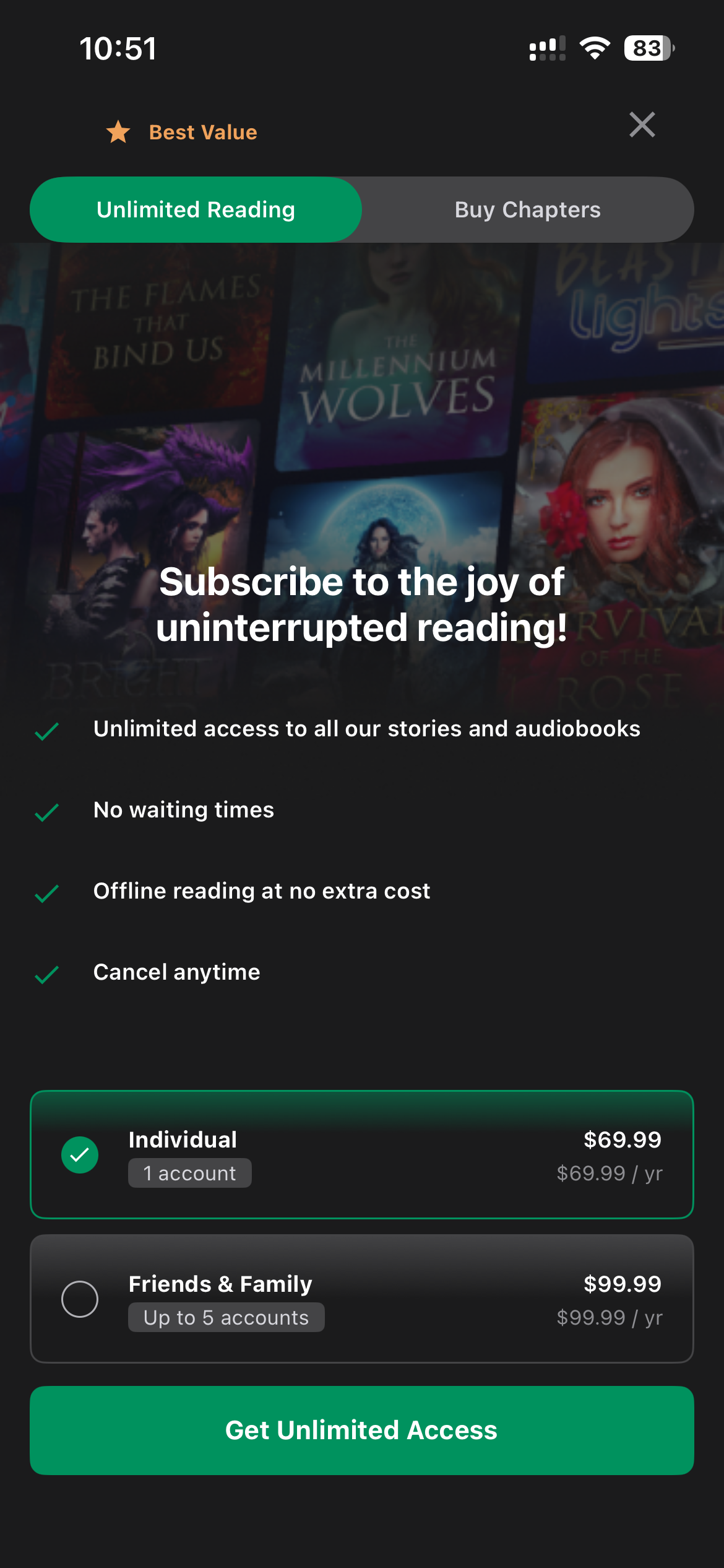 Inkitt Galatea: Audio & eBooks