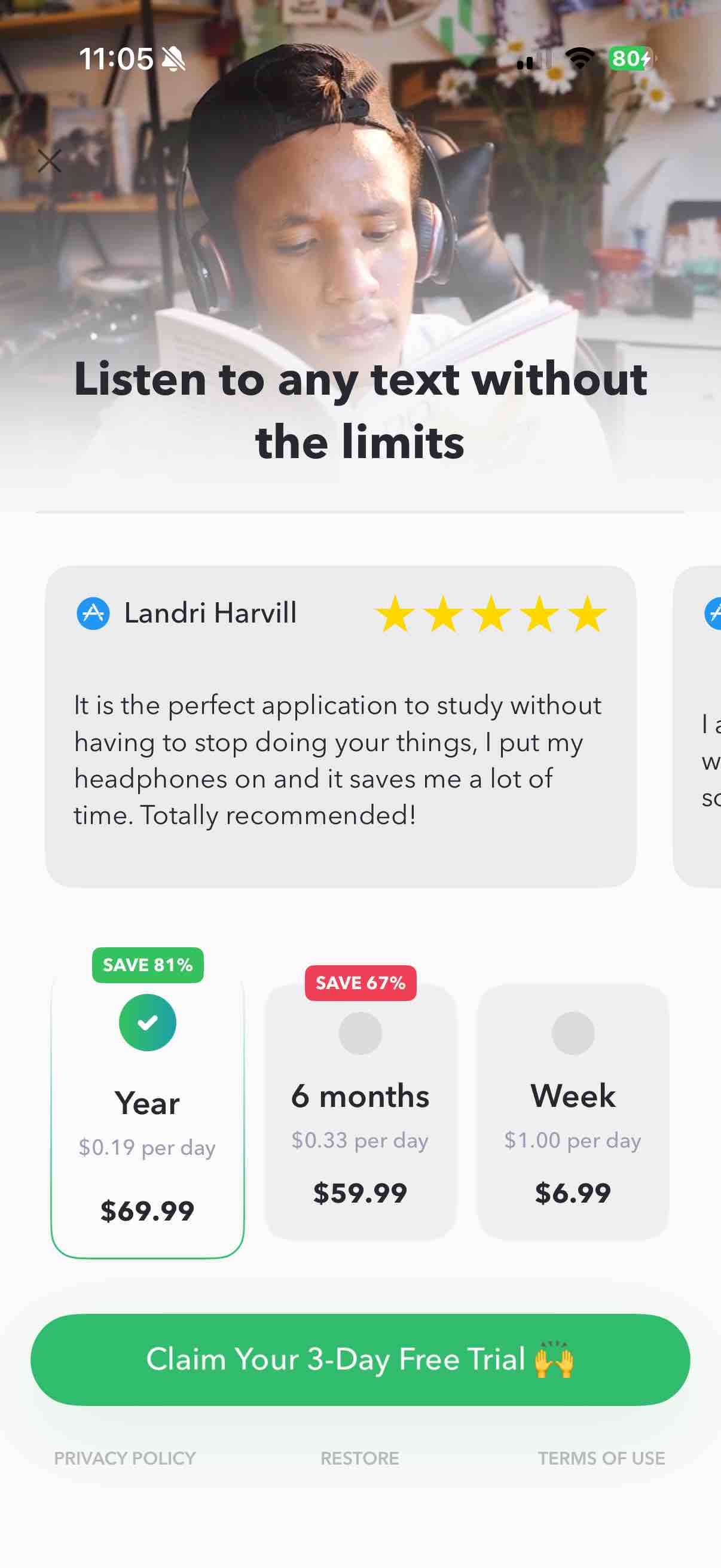 Peech: Text to Speech Reader
