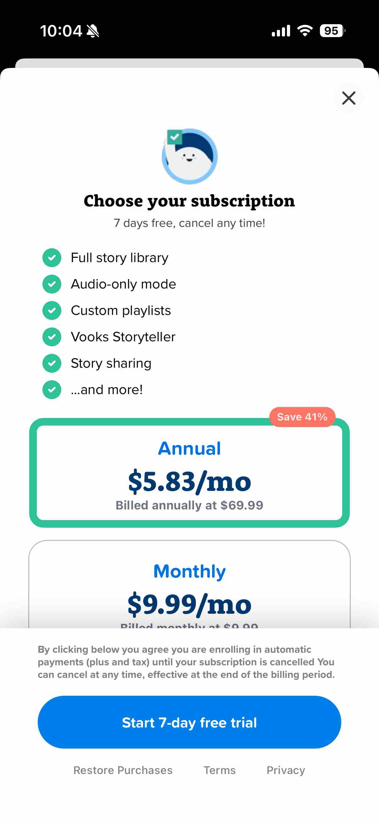 Vooks: Read-Aloud Kids' Books