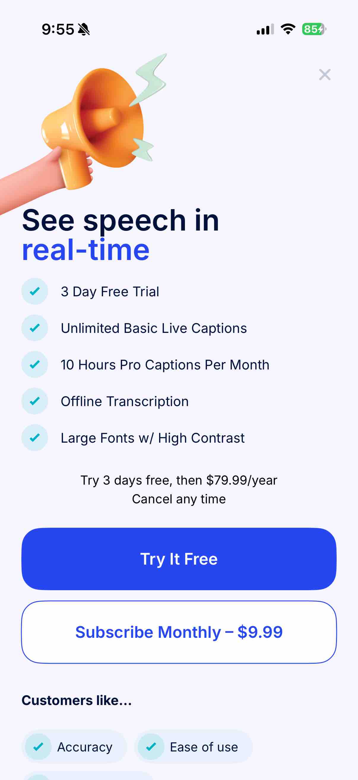 Live Transcribe