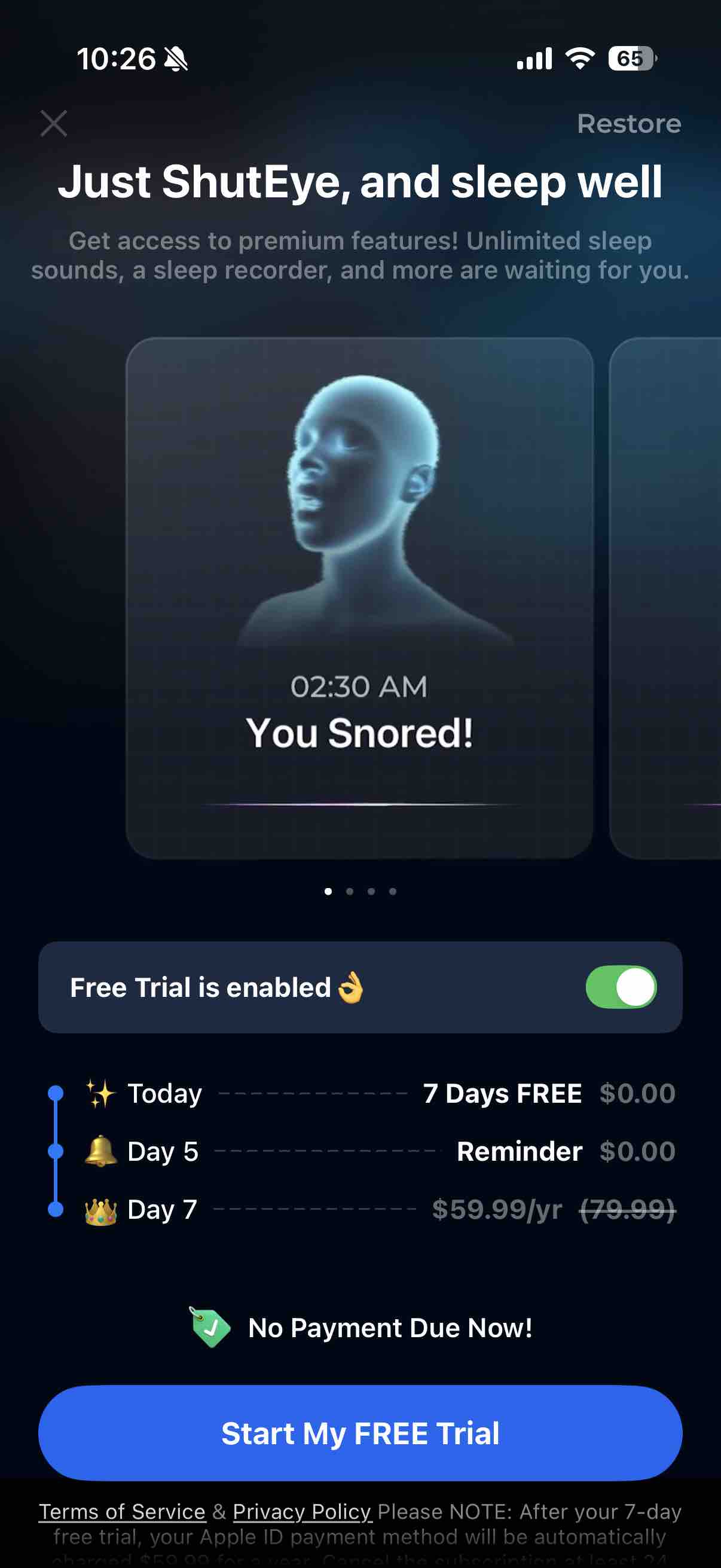 ShutEye®: Sleep Tracker, Sound
