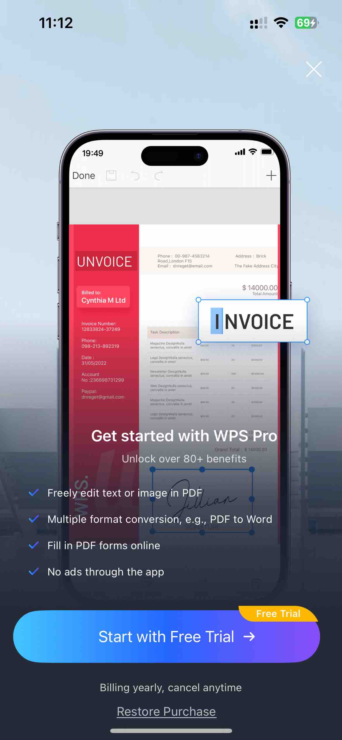 WPS Office: PDF, Docs, Sheets