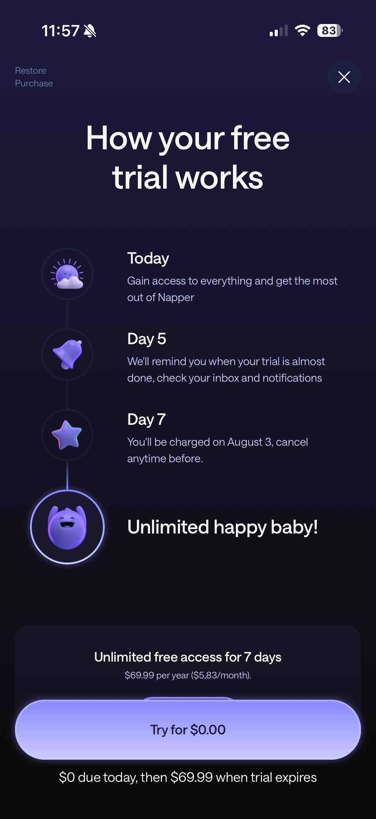 Napper: Baby Sleep Tracker