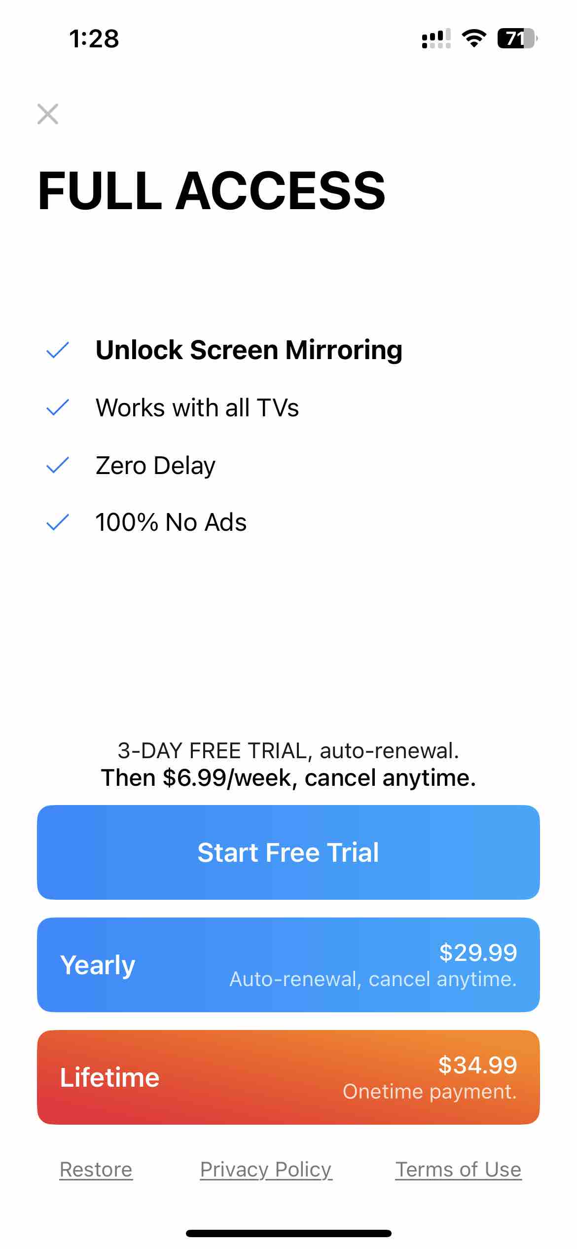 Screen Mirroring - TV Cast Air