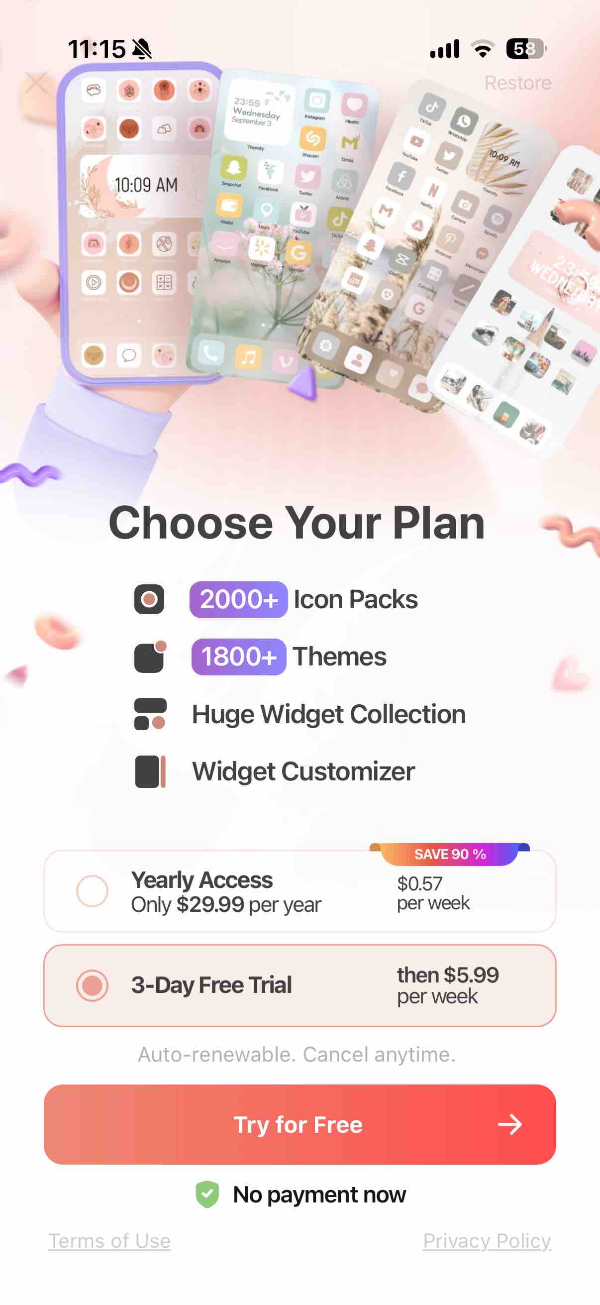 Themify - Widget & Icon Themes