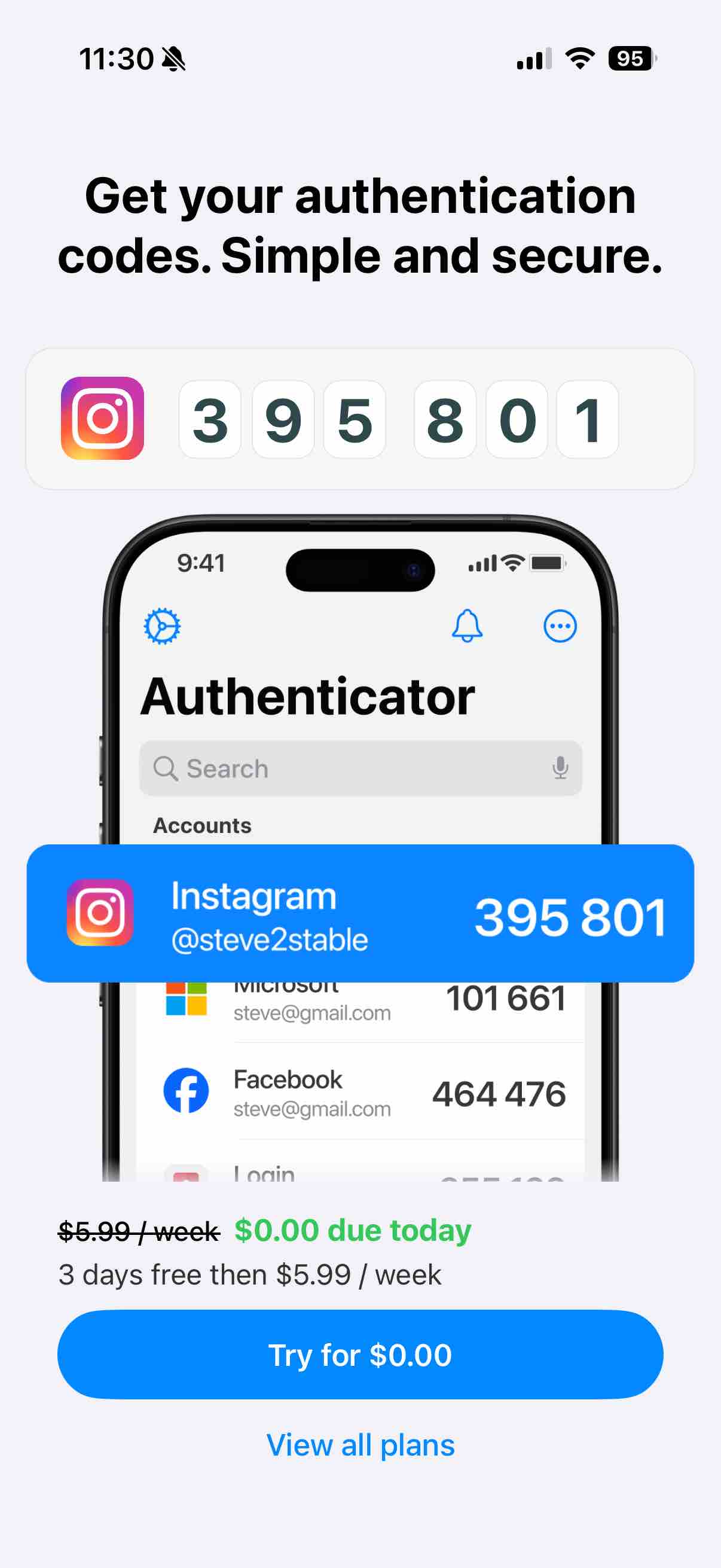 Authenticator App