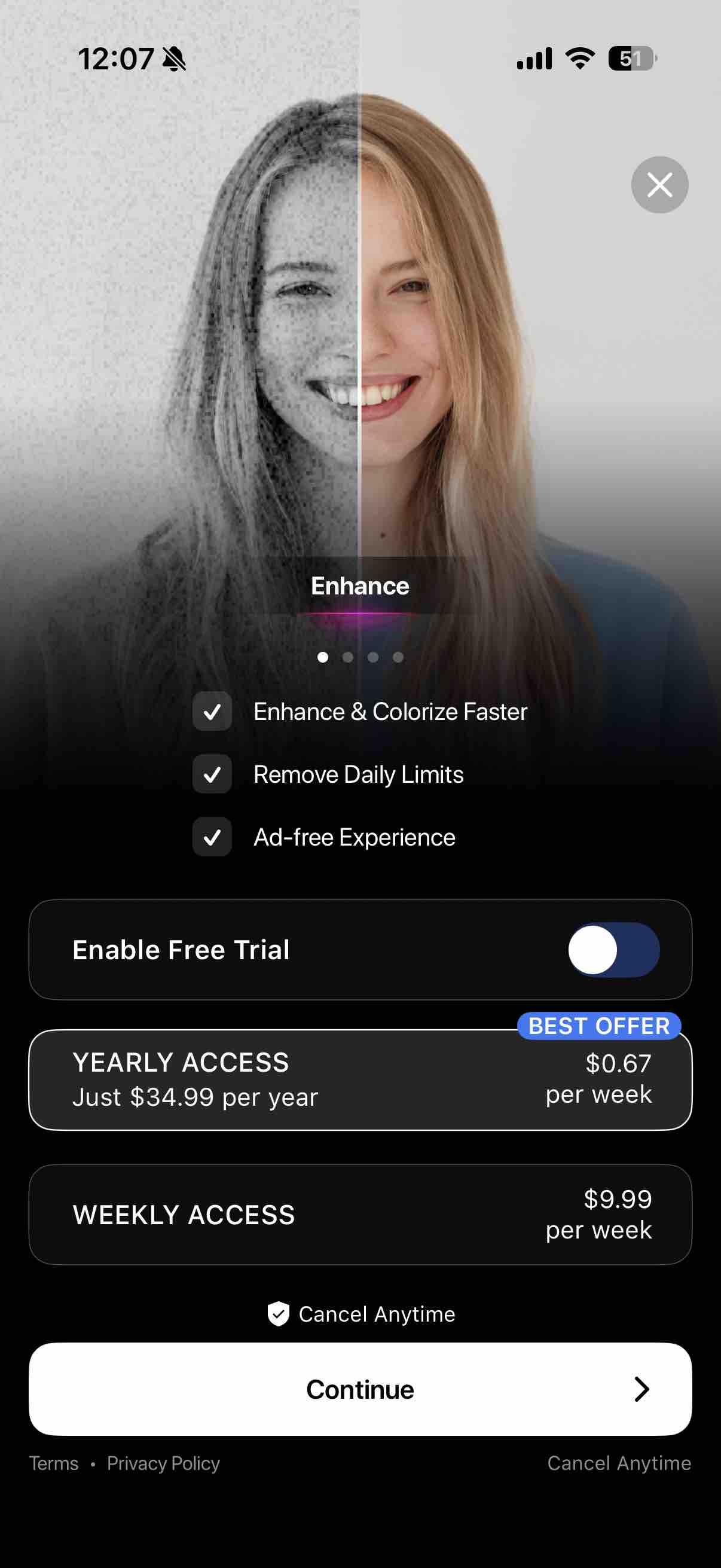 PhotoApp - AI Photo Enhancer