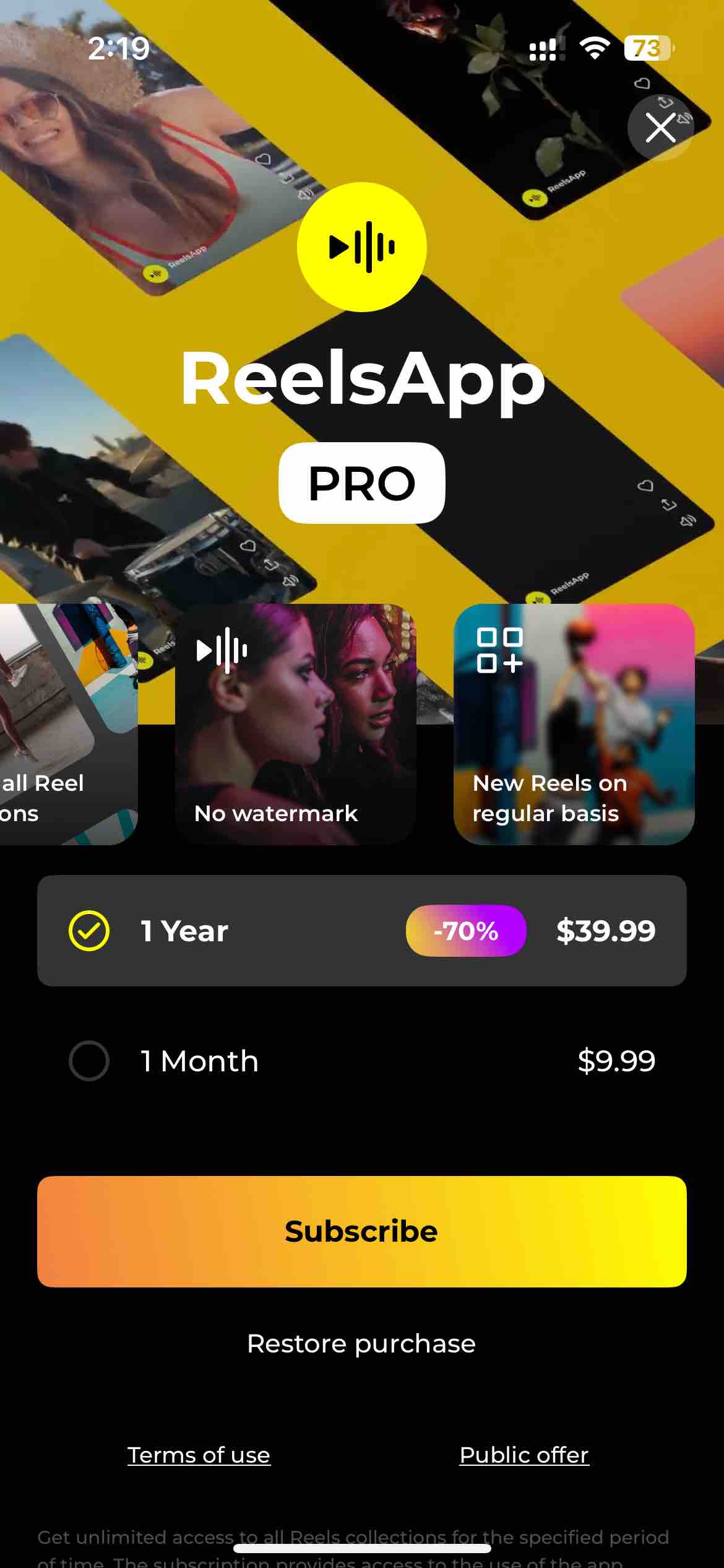 Reelsapp: reel & video editor