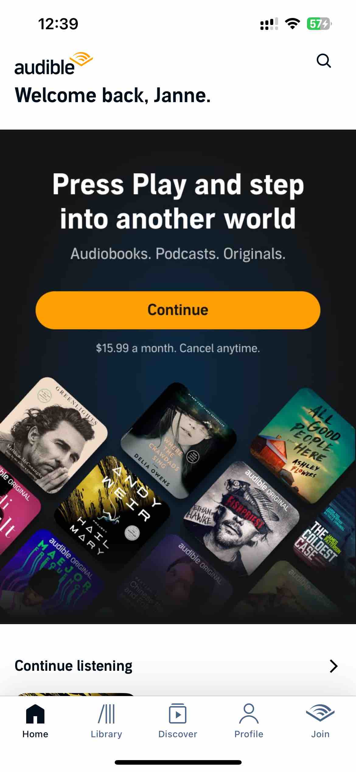 Audible: Audiobooks & Podcasts