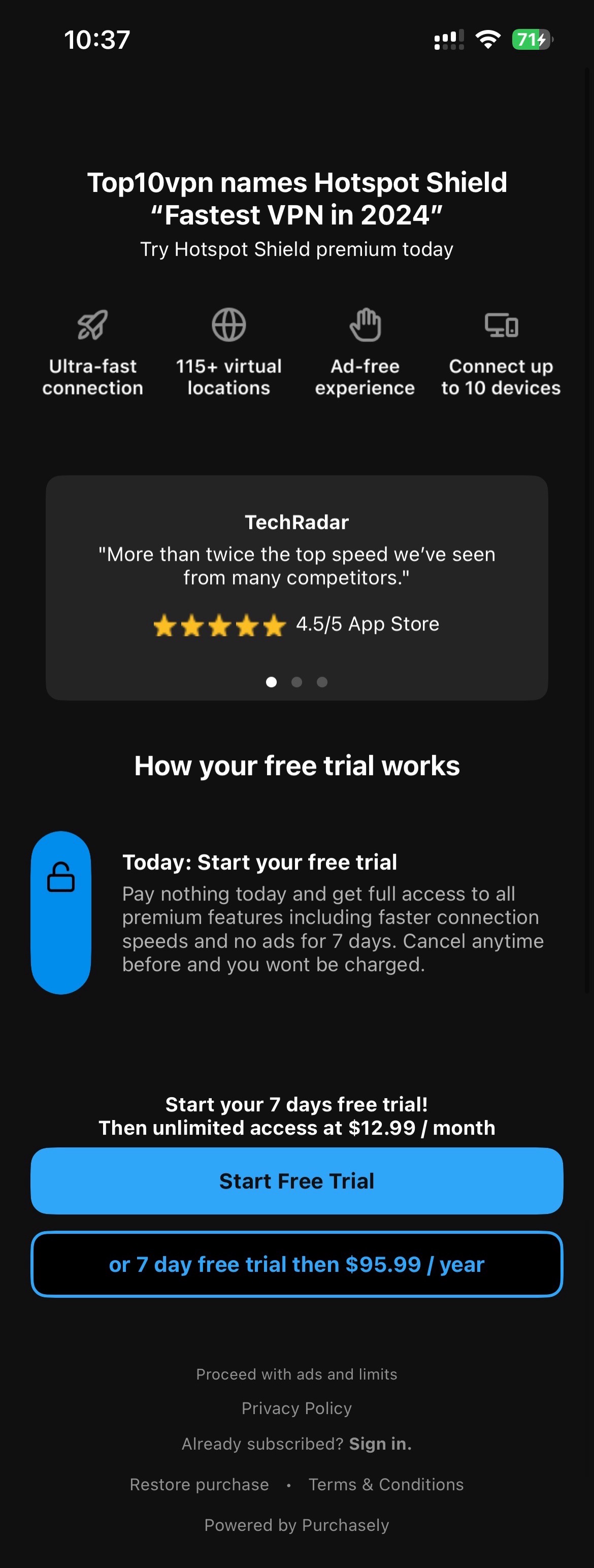 VPN Hotspot Shield: Secure VPN