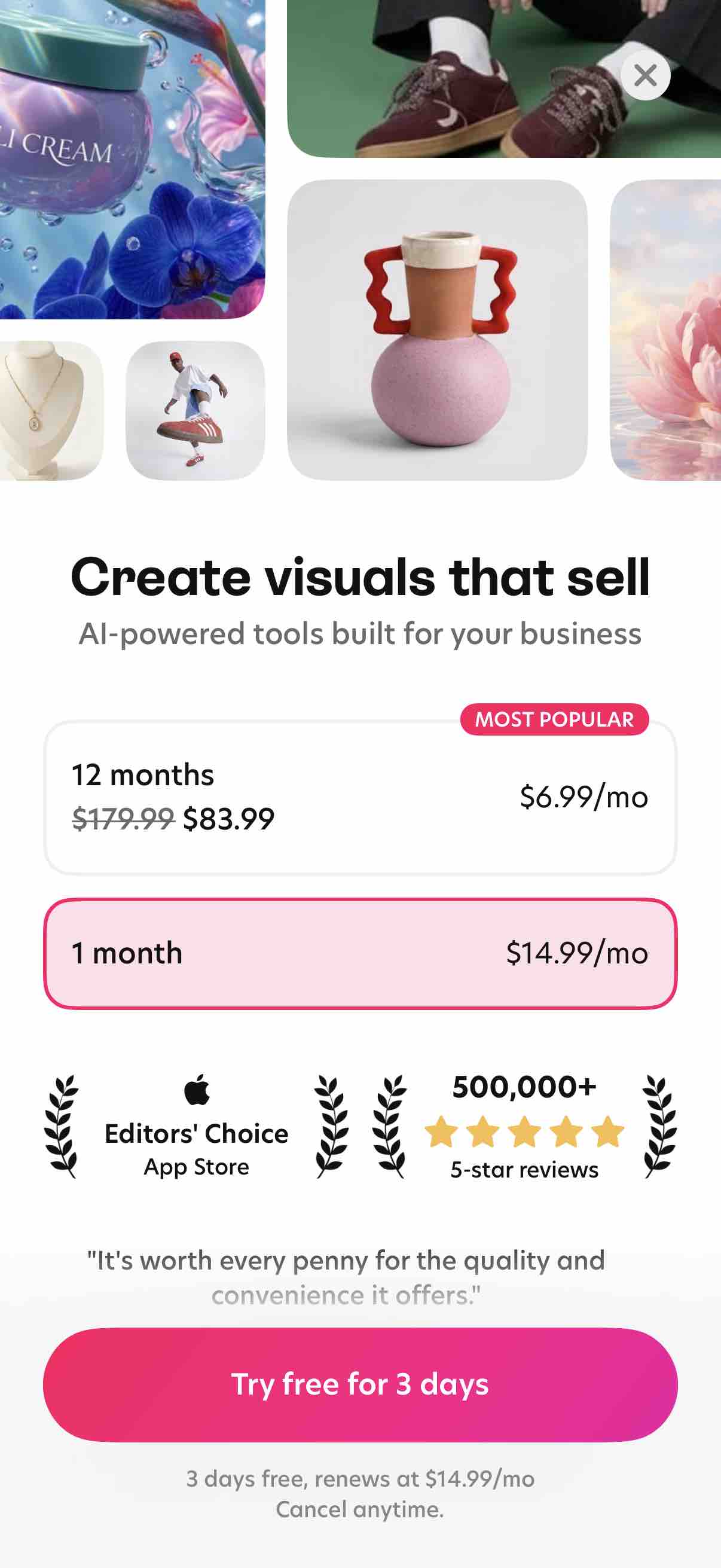 Bazaart AI Photo Editor Design