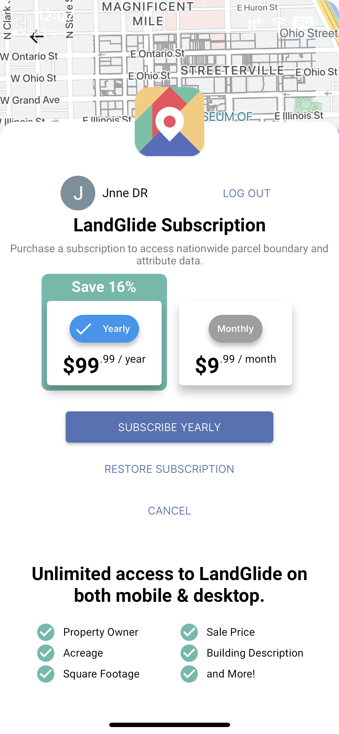 LandGlide: Lookup Parcel Data