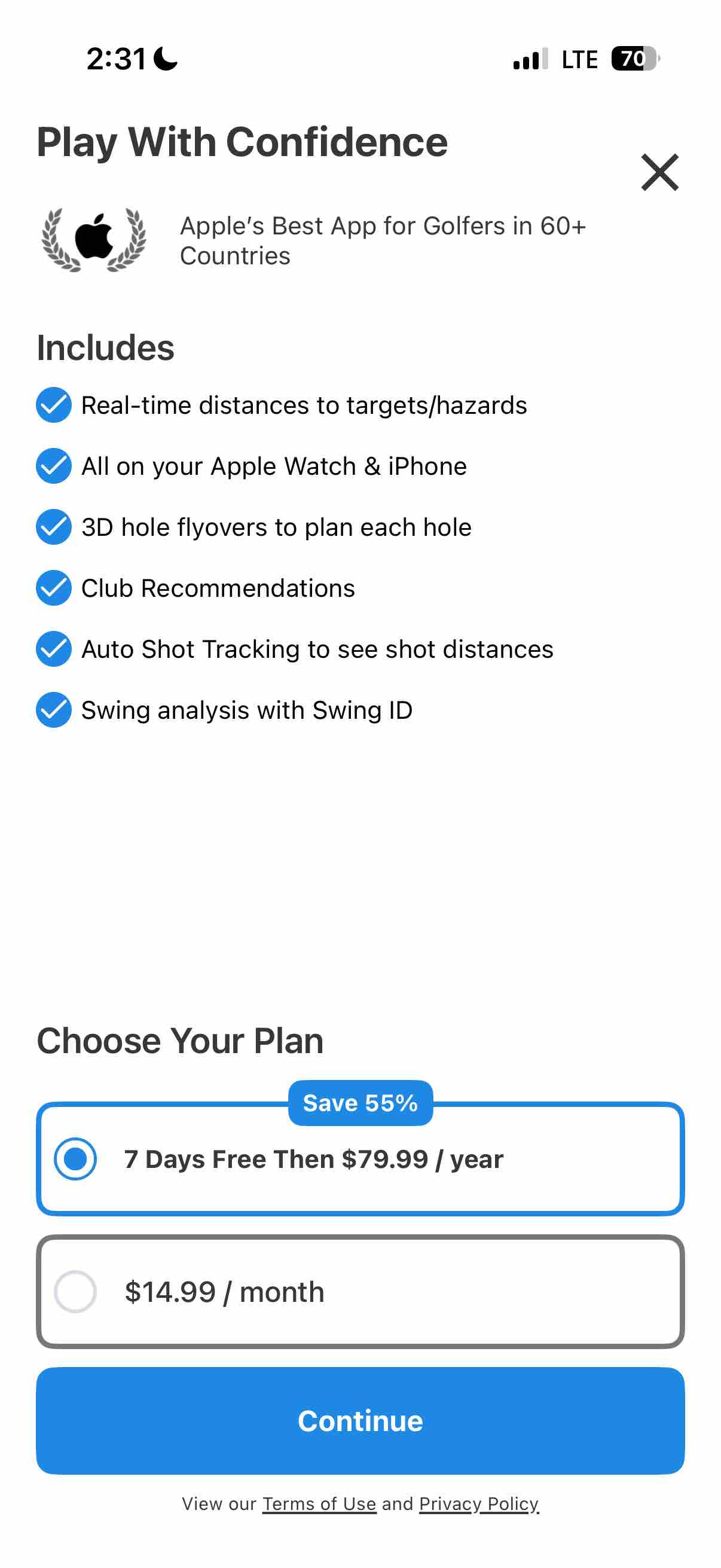 Golfshot Golf GPS Range Finder