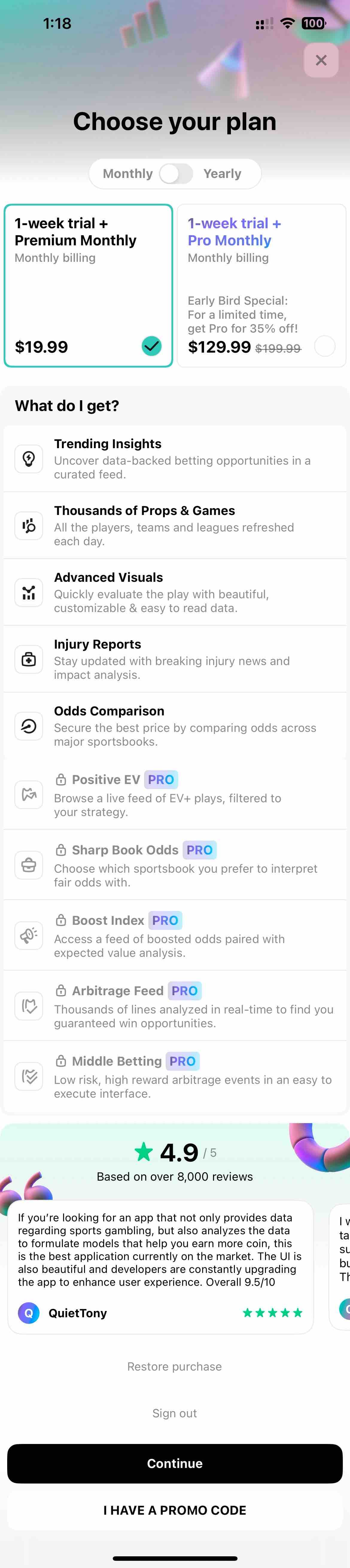 Outlier: Betting Data & Tools