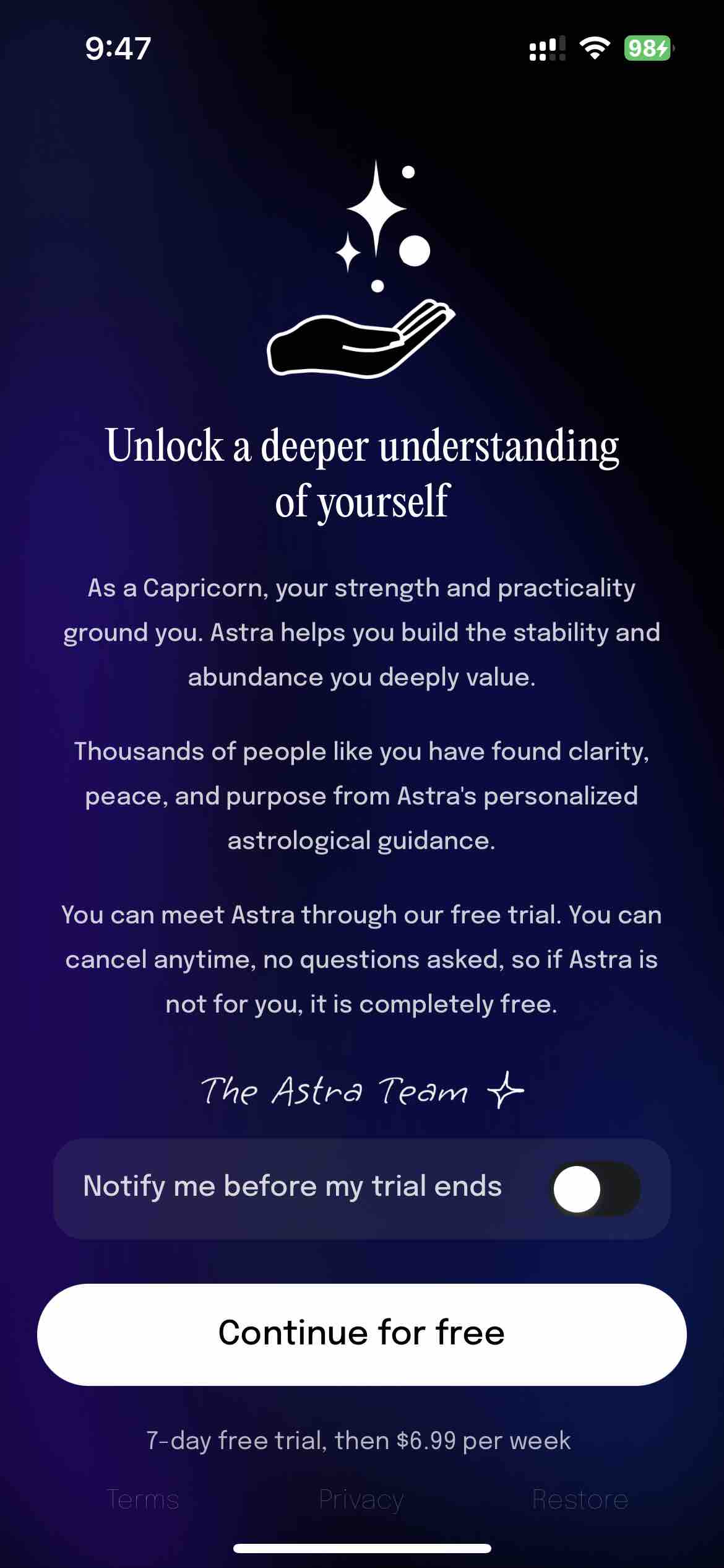 Astra - Life Advice