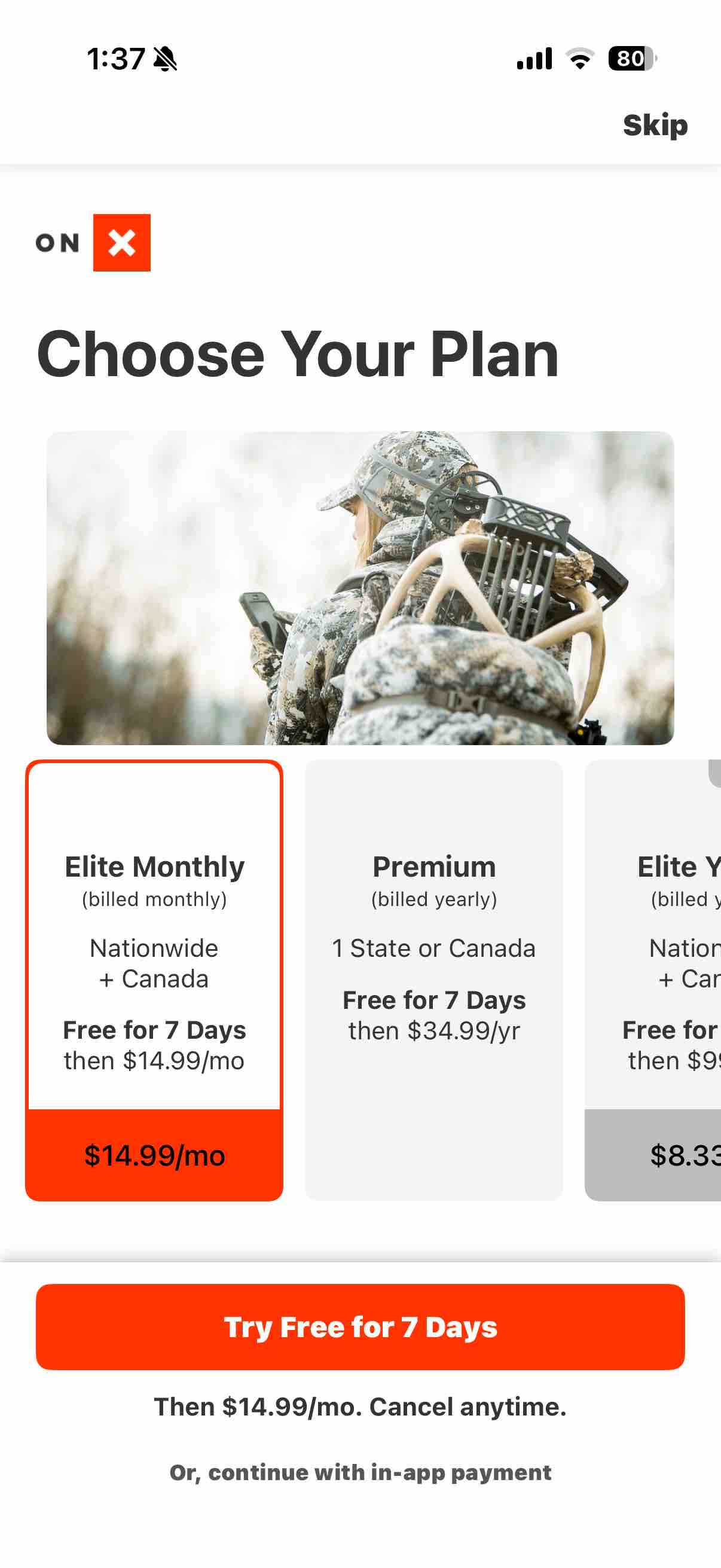onX Hunt: GPS Hunting Maps