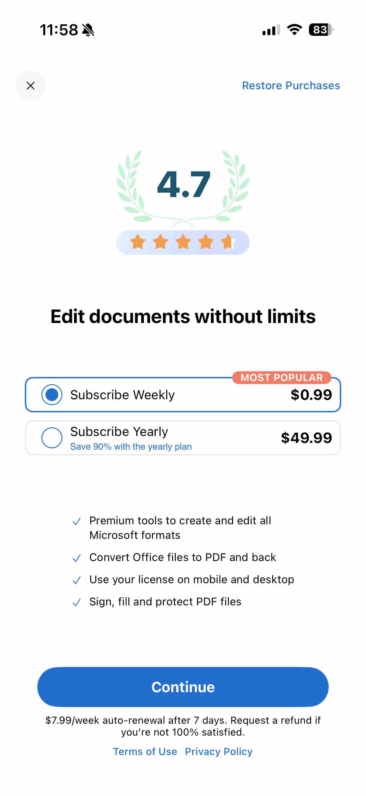 OfficeSuite docs & PDF editor