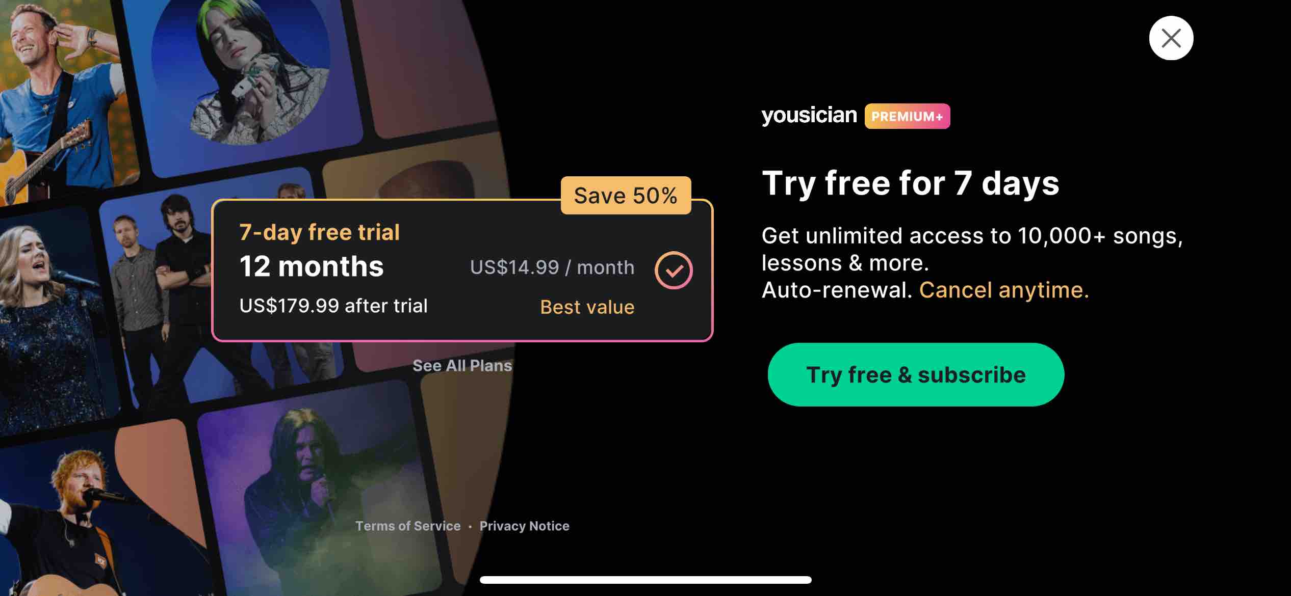 Yousician: Learn & Play Guitar