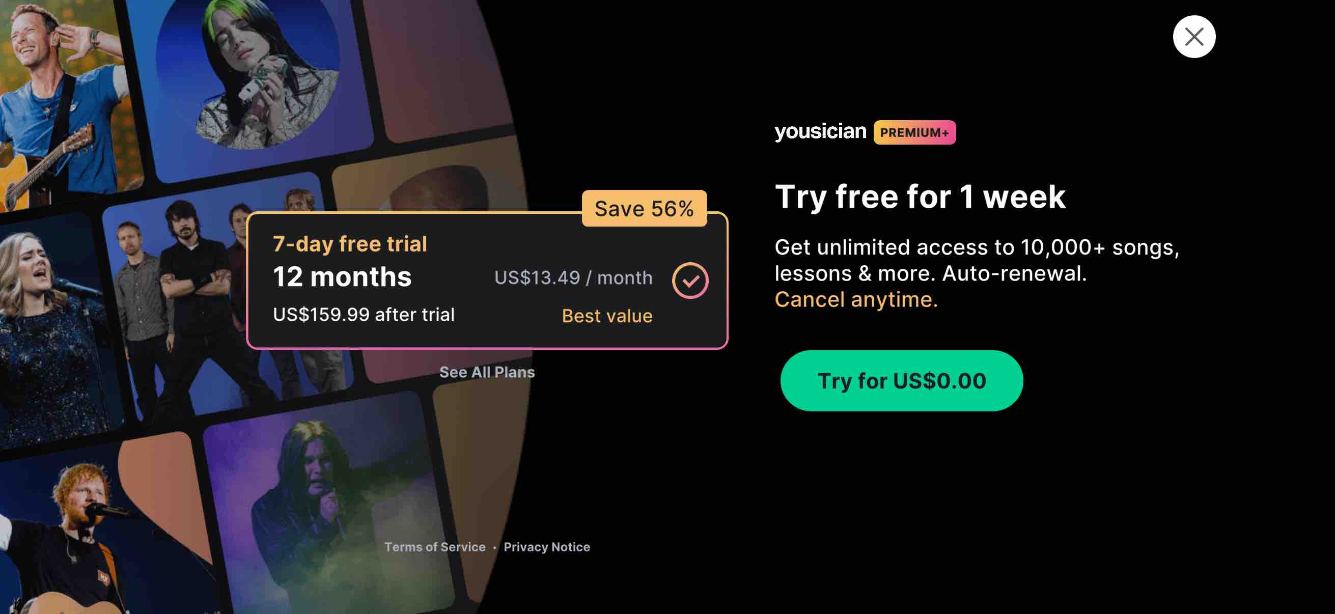 Yousician: Learn & Play Guitar